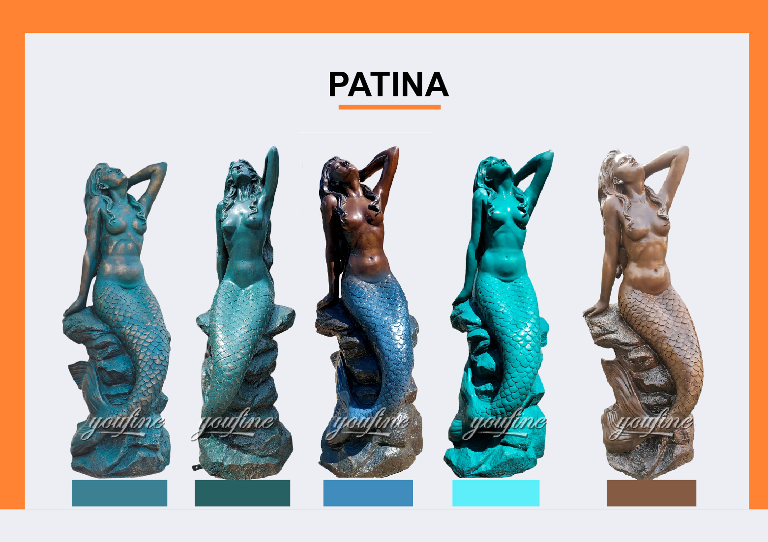 patina mermaid