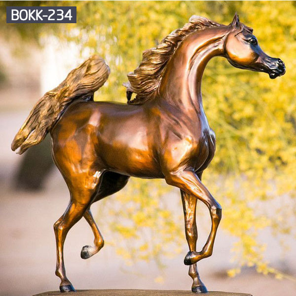 Life-size Horse Metal Garden Statue | Poor Man's Bronze