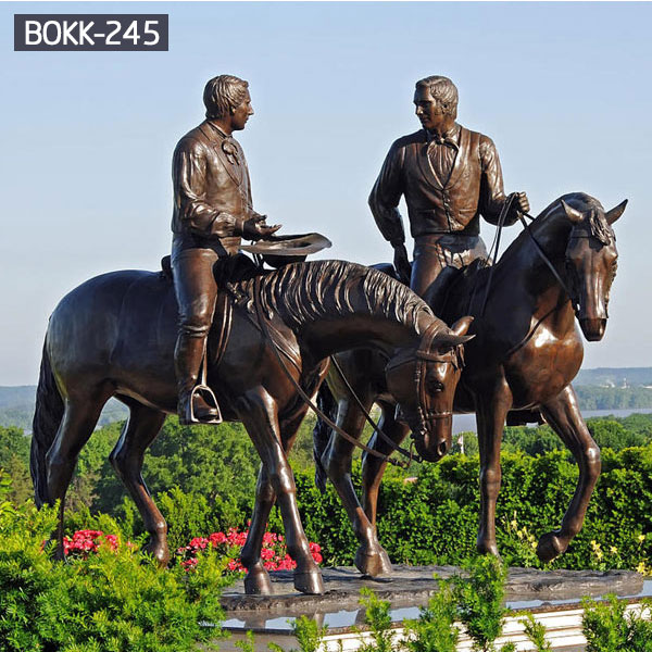 statues with horses leg raised huge horse sculpture-Bronze ...