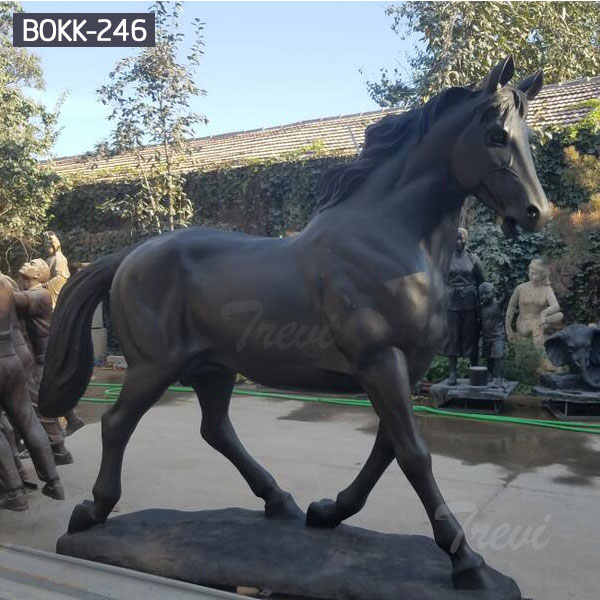 bronze horse and jockey statue | eBay