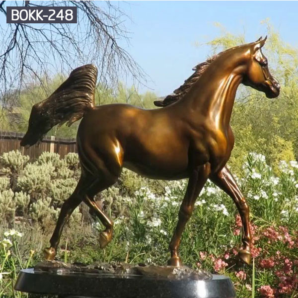 Factory supply antique flying bronze horse ornaments with ...