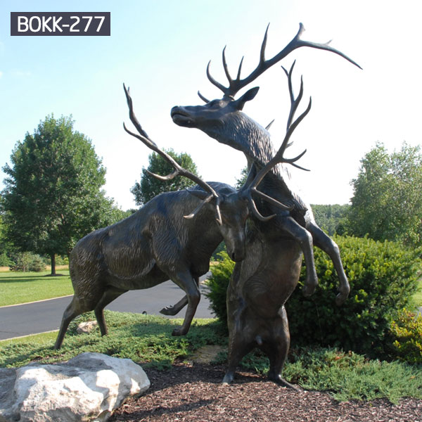 bronze deer sculpture | eBay