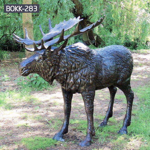 elk statue large outdoor deer statues - Bronze art gallery