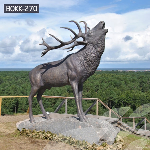 Bronze Deer--Bronze sculpture for sale