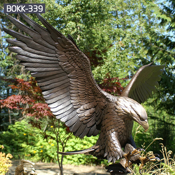 large yard statues bronze eagle statue for driveway-Bronze ...