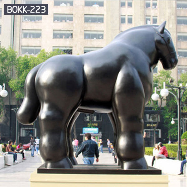 Famous gaint botero horse outdoor sculpture price 
