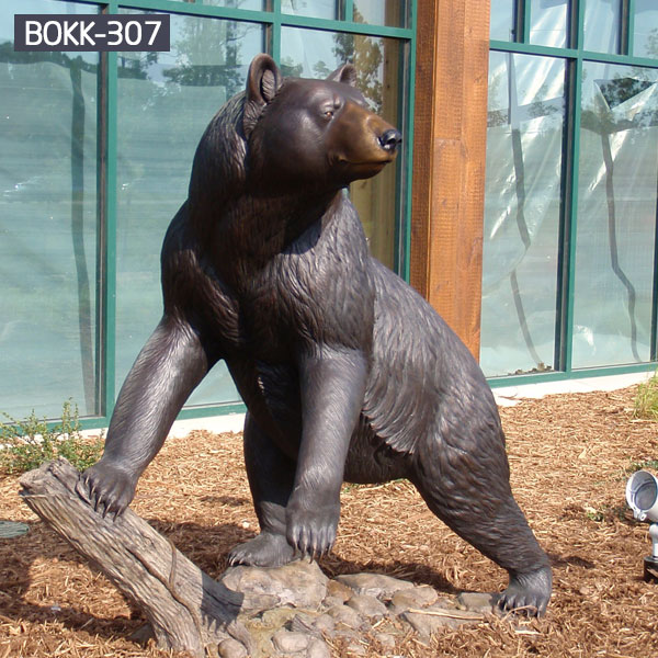 Outdoor polar yard statues bronze casting metal statues for sale