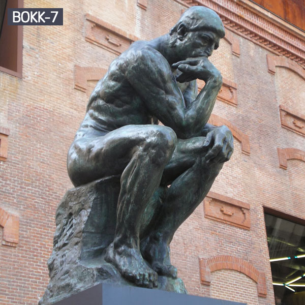 Outdoor famous bronze statues the thinker for sale