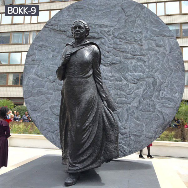 UK first black woman memorial bronze statue Mary Seacole statue for hospital outdoor 